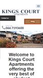 Mobile Screenshot of kingscourtapartments.com